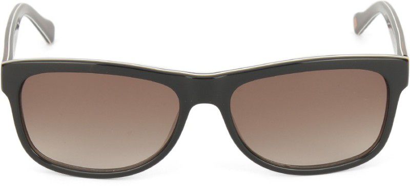 Gradient Rectangular Sunglasses (Free Size)  (For Men & Women, Brown)