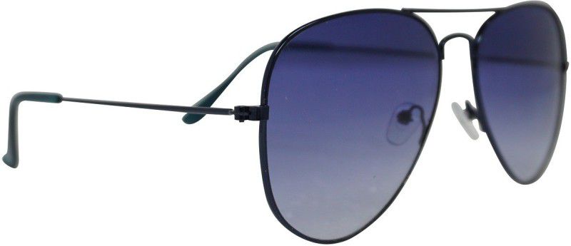 Polarized Aviator Sunglasses (Free Size)  (For Men & Women, Blue)