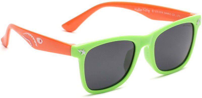 Polarized Wayfarer Sunglasses (Free Size)  (For Girls, Grey)