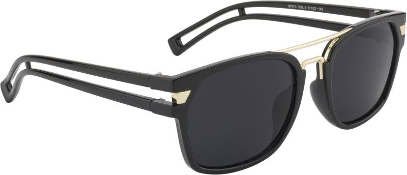 UV Protection Wayfarer Sunglasses (51)  (For Men & Women, Black)