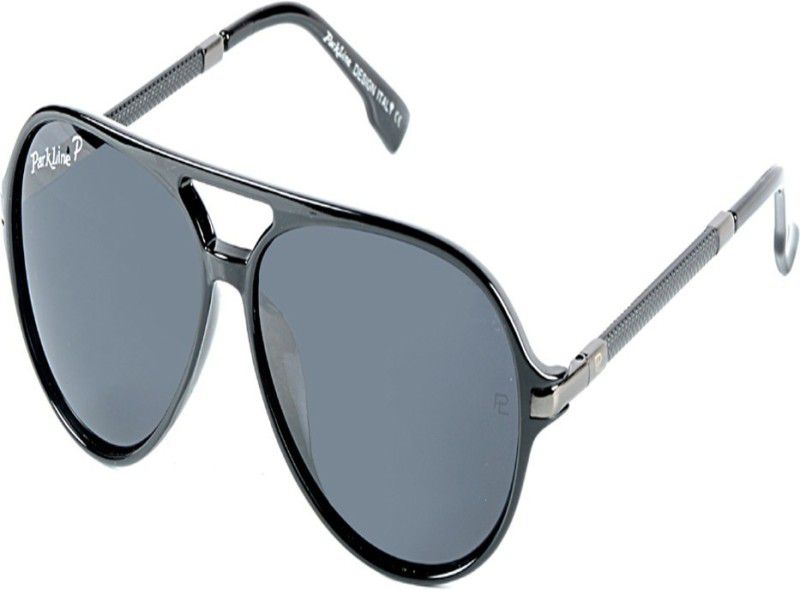 Polarized Oval Sunglasses (56)  (For Boys & Girls, Grey)