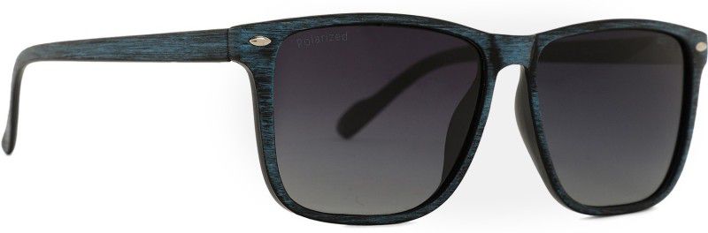Polarized, UV Protection Wayfarer Sunglasses (58)  (For Men & Women, Green)