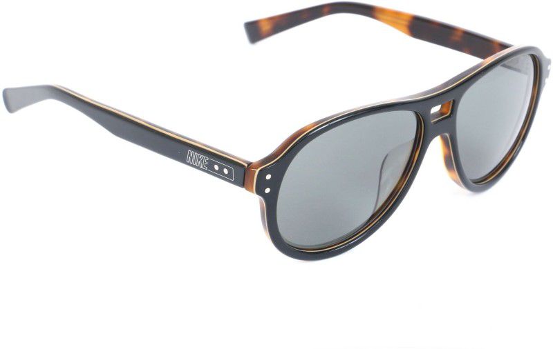 Gradient Rectangular Sunglasses (57)  (For Men & Women, Grey)