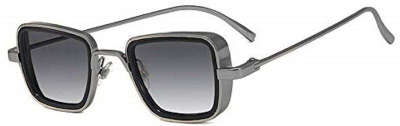 UV Protection Retro Square Sunglasses (42)  (For Men & Women, Grey)
