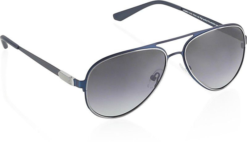 UV Protection Aviator Sunglasses (57)  (For Men, Grey)