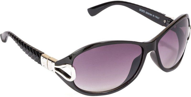 UV Protection Over-sized Sunglasses (58)  (For Women, Black)
