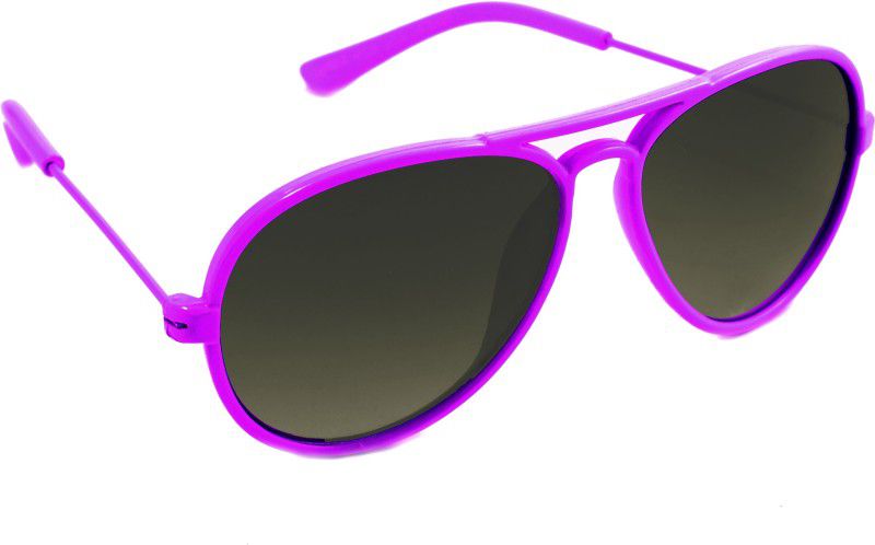 Aviator Sunglasses (Free Size)  (For Boys & Girls, Grey)