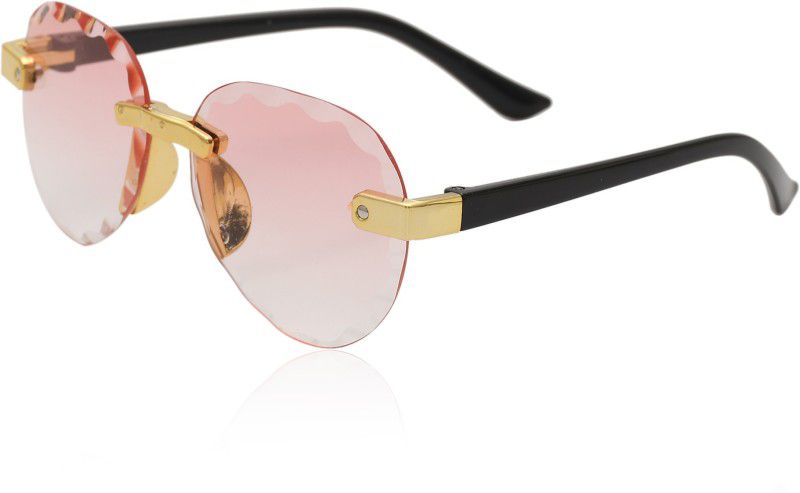 UV Protection Aviator Sunglasses (49)  (For Boys & Girls, Pink)