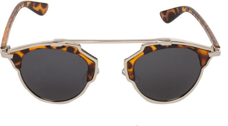 Polarized, UV Protection Cat-eye Sunglasses (Free Size)  (For Women, Black)