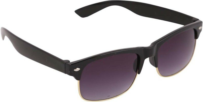 Wayfarer Sunglasses (53)  (For Men, Black, Black)