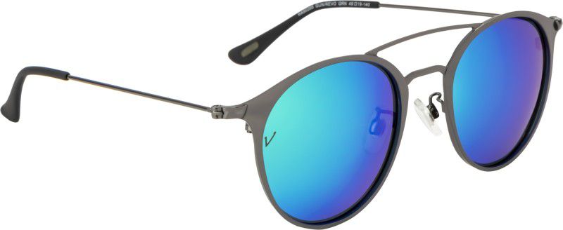 Polarized, UV Protection Oval Sunglasses (Free Size)  (For Men, Green)