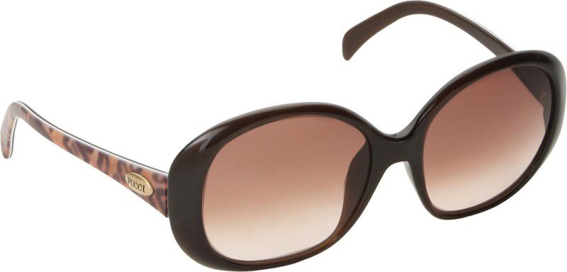 Oval Sunglasses (45)  (For Women, Brown)
