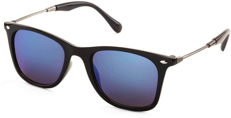 UV Protection Wayfarer Sunglasses (51)  (For Men & Women, Black, Grey, Blue)