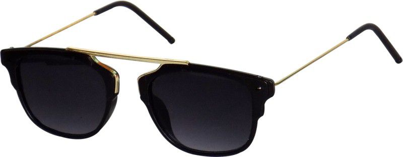 UV Protection Cat-eye Sunglasses (100)  (For Men & Women, Black)