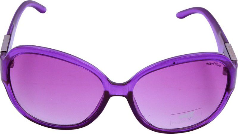 Oval Sunglasses (Free Size)  (For Women, Violet)