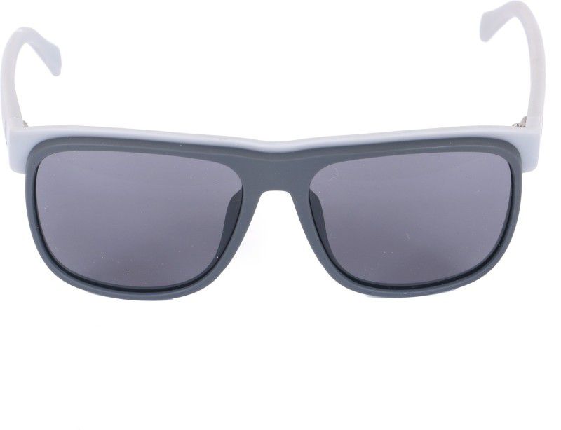 Gradient Retro Square Sunglasses (55)  (For Men & Women, Grey)