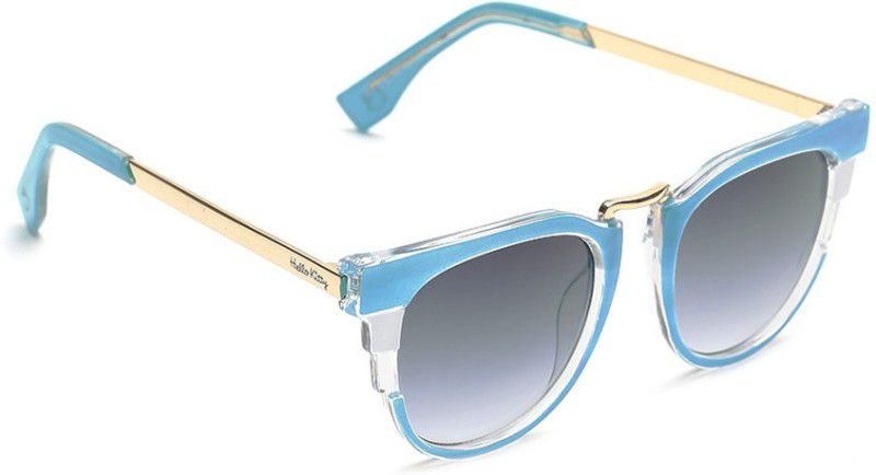 Gradient Cat-eye Sunglasses (45)  (For Girls, Blue)