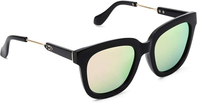 UV Protection Retro Square Sunglasses (56)  (For Men & Women, Green)