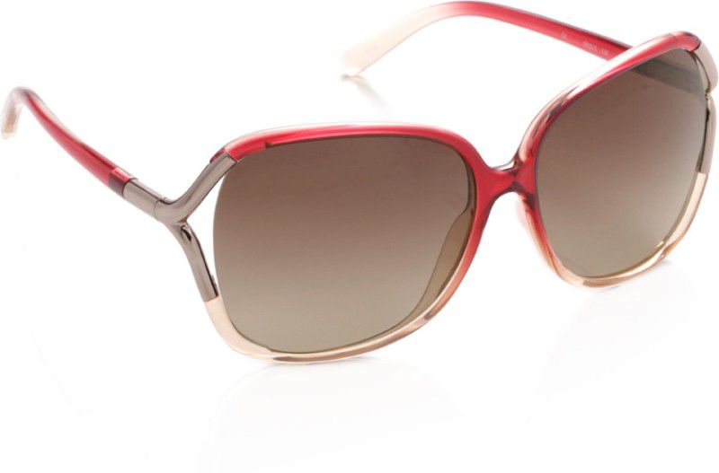 Over-sized Sunglasses (59)  (For Women, Brown)