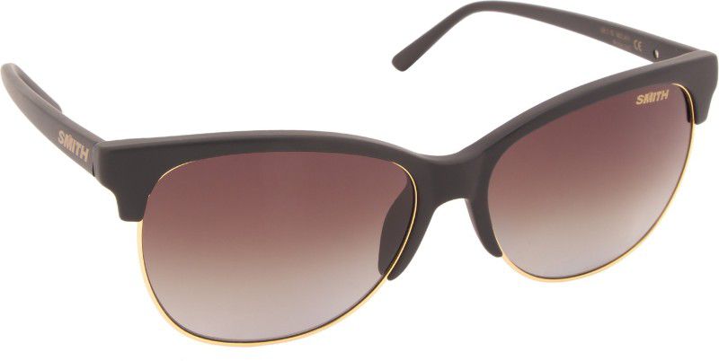 Polarized Rectangular Sunglasses (Free Size)  (For Women, Brown)