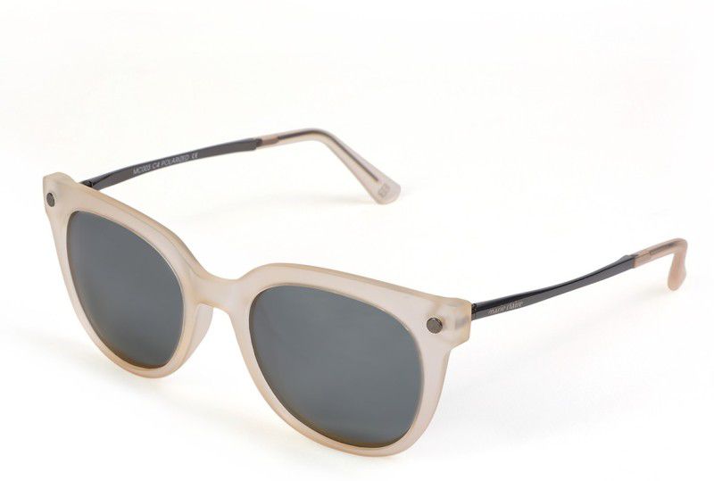 Mirrored, Polarized, UV Protection Wayfarer Sunglasses (Free Size)  (For Women, Grey)