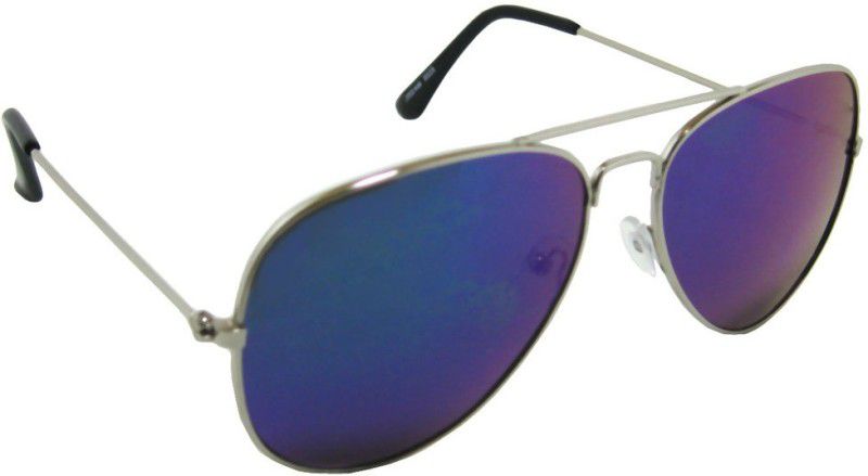 UV Protection Aviator Sunglasses (59)  (For Men, Blue)