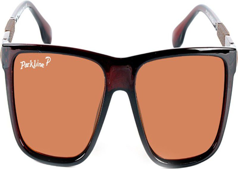 Polarized Wayfarer Sunglasses (56)  (For Boys & Girls, Brown)