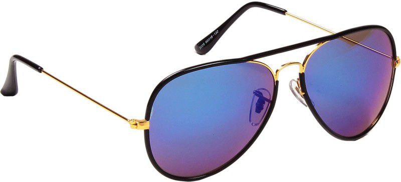 Aviator Sunglasses (Free Size)  (For Men, Grey, Blue)
