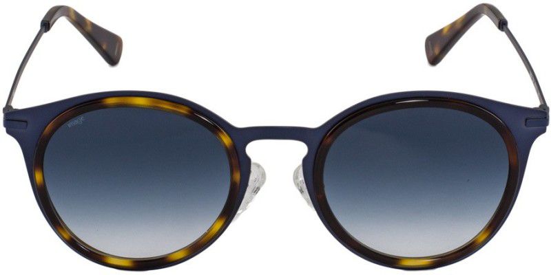 Gradient Round Sunglasses (49)  (For Women, Blue)