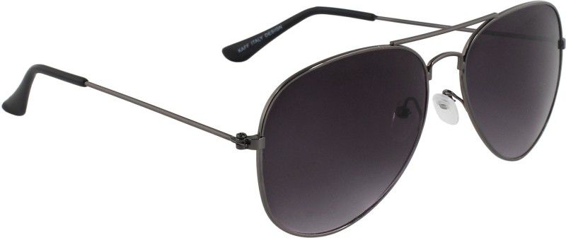 UV Protection, Gradient Aviator Sunglasses (Free Size)  (For Men & Women, Black)