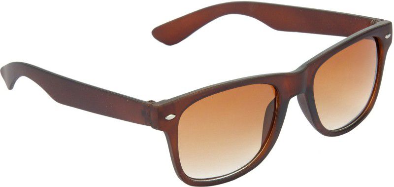 Gradient, UV Protection Wayfarer Sunglasses (53)  (For Men, Brown)