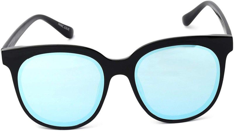 UV Protection Retro Square Sunglasses (57)  (For Men & Women, Blue)