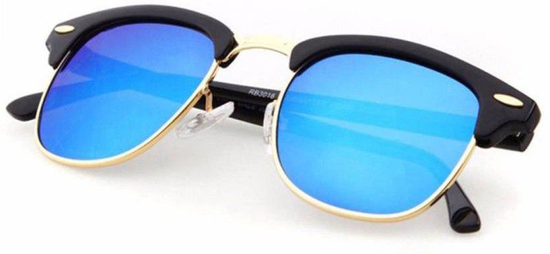 Polarized, Gradient, Mirrored, UV Protection Wayfarer Sunglasses (Free Size)  (For Men & Women, Multicolor)