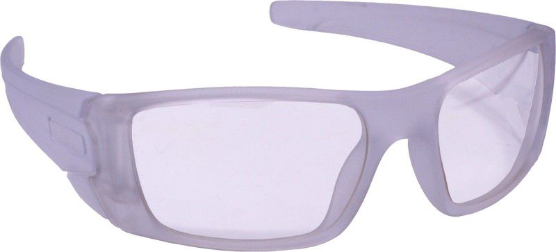 Riding Glasses, UV Protection Sports Sunglasses (65)  (For Men, Clear)