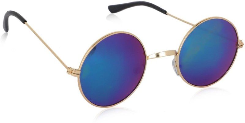 UV Protection, Riding Glasses Round, Sports Sunglasses (49)  (For Men & Women, Multicolor)