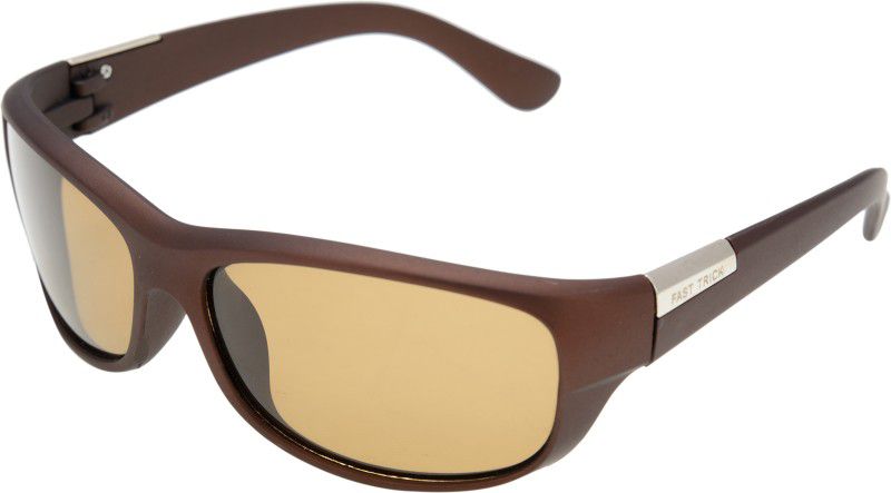UV Protection Aviator, Wayfarer, Round Sunglasses (Free Size)  (For Men & Women, Brown, Green)