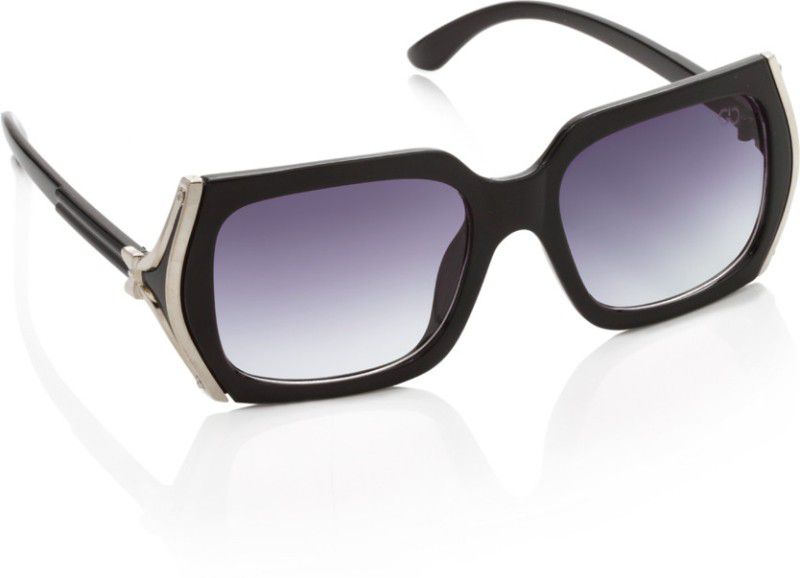 Rectangular Sunglasses (Free Size)  (For Women, Violet)