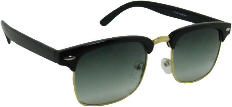 Gradient Round Sunglasses (53)  (For Men, Green)