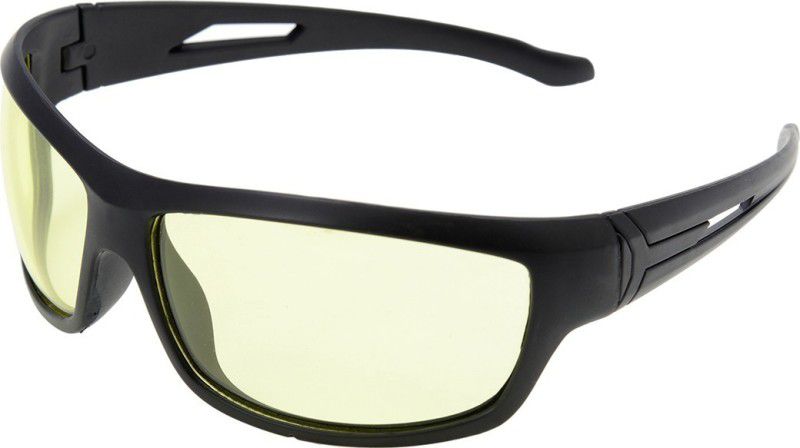 UV Protection Sports Sunglasses (Free Size)  (For Men & Women, Yellow)
