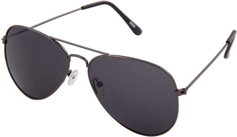 UV Protection Aviator Sunglasses (Free Size)  (For Boys & Girls, Black)