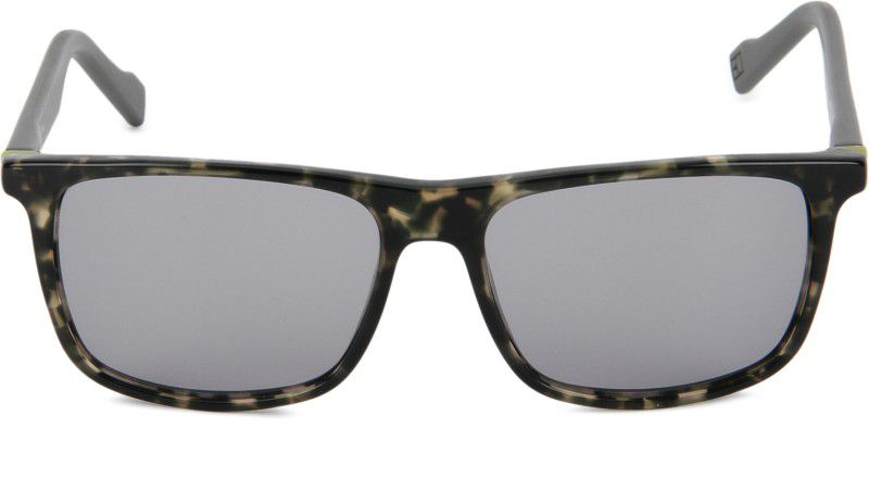 Mirrored Retro Square Sunglasses (Free Size)  (For Men, Grey)