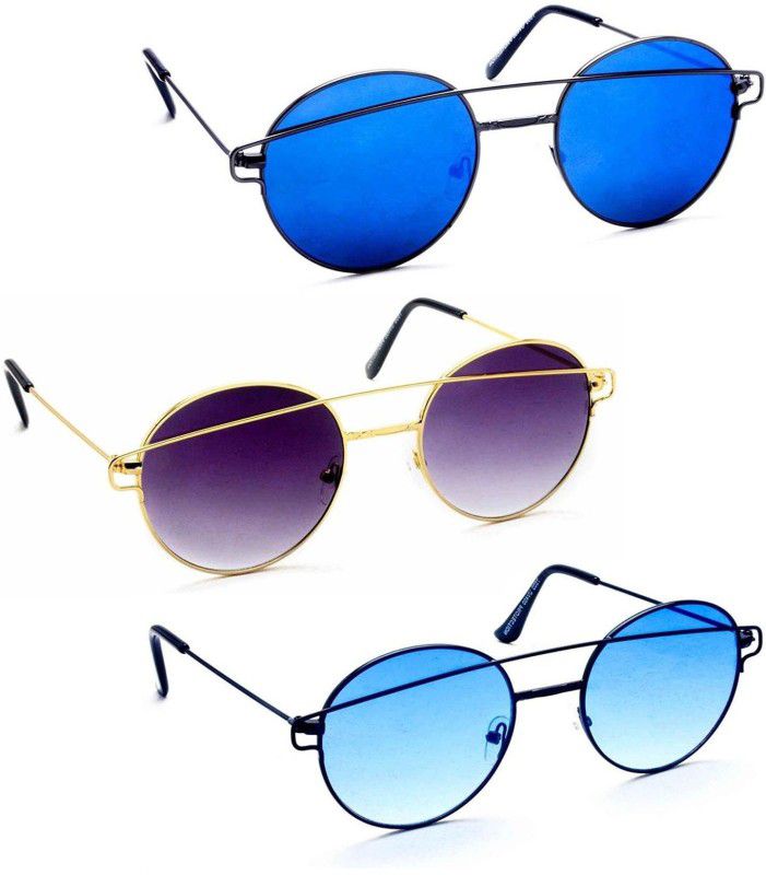 UV Protection Rectangular Sunglasses (49)  (For Men & Women, Multicolor)
