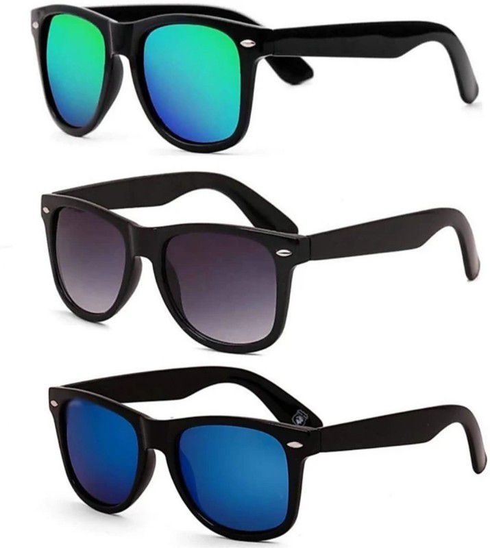 Night Vision Rectangular Sunglasses (62)  (For Men, Black)
