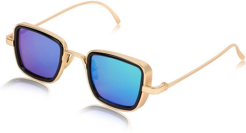 UV Protection, Riding Glasses Retro Square, Wayfarer Sunglasses (Free Size)  (For Men & Women, Multicolor)