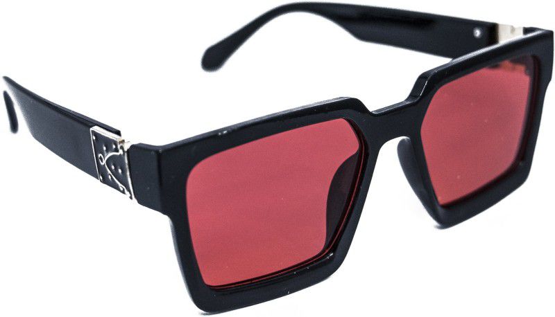 UV Protection Wayfarer Sunglasses (Free Size)  (For Boys & Girls, Red)