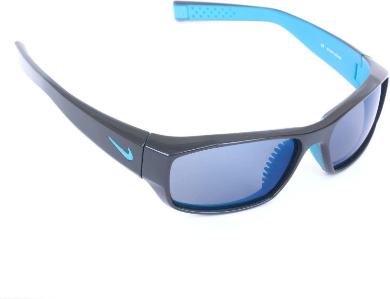 Gradient Rectangular Sunglasses (60)  (For Men & Women, Blue)