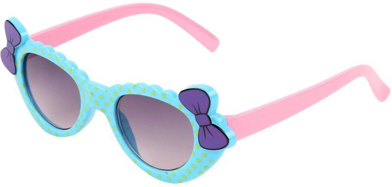 UV Protection Cat-eye Sunglasses (Free Size)  (For Girls, Black)