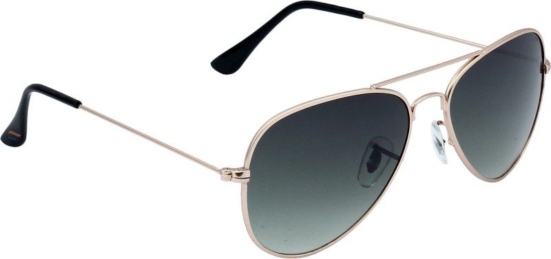 UV Protection, Gradient Aviator Sunglasses (55)  (For Men, Green)
