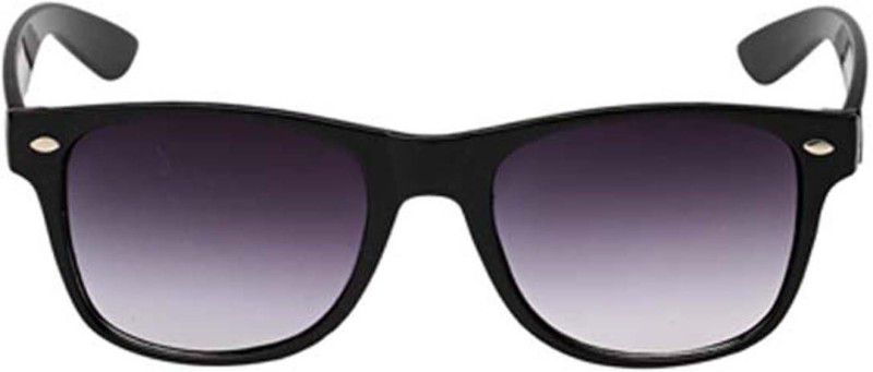 UV Protection, Gradient Wayfarer Sunglasses (52)  (For Men & Women, Grey, Black)