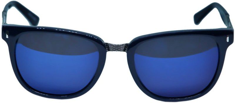 UV Protection Rectangular Sunglasses (55)  (For Men & Women, Blue)